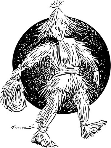 The Straw Man Vector | Clip art of a straw man turned into a… | Stuart  Rankin | Flickr