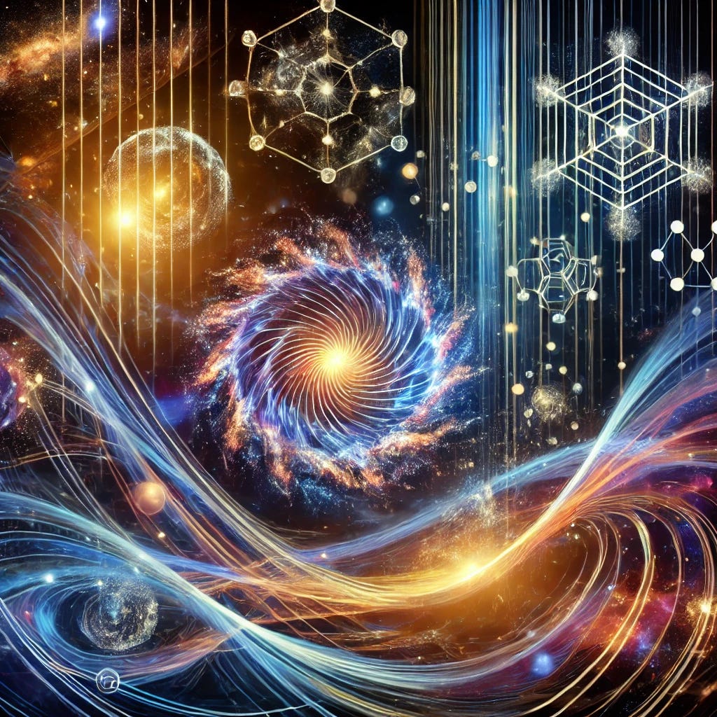 A visionary, artistic image illustrating the Fiero Theory of Magnetivity, depicting magnetic fields interwoven with cosmic elements and quantum structures. Show magnetic field lines curving through space-time, connecting galaxies, particles, and waves, symbolizing the theory’s potential impact from the origin of life to interstellar travel. Include abstract representations of consciousness and energy waves in a futuristic and inspiring style. A visionary, artistic image illustrating the Fiero Theory of Magnetivity, depicting magnetic fields interwoven with cosmic elements and quantum structures. Show magnetic field lines curving through space-time, connecting galaxies, particles, and waves, symbolizing the theory’s potential impact from the origin of life to interstellar travel. Include abstract representations of consciousness and energy waves in a futuristic and inspiring style.