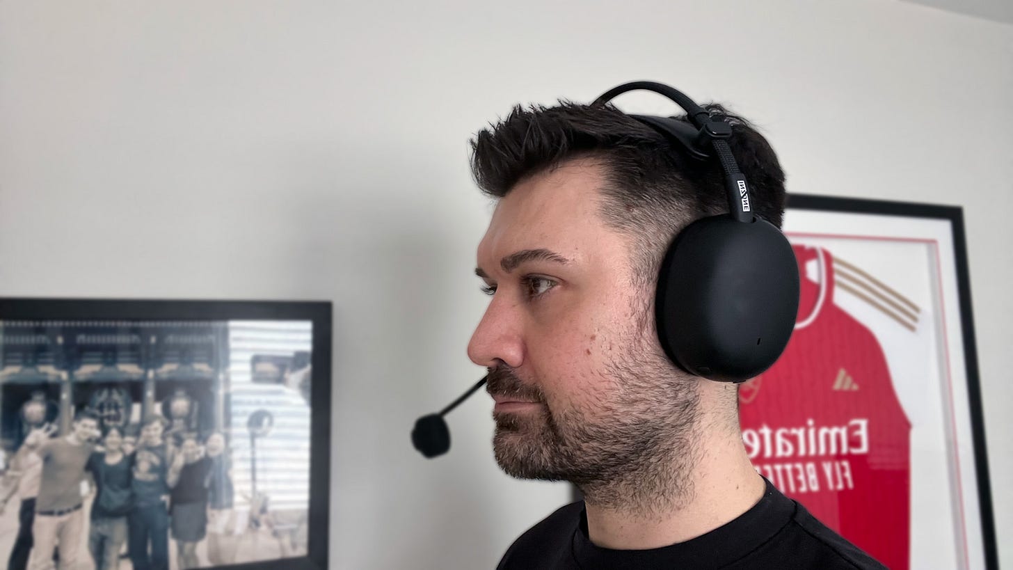 Adam wearing Sony Inzone H9 II headset
