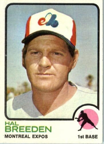 1973 Topps Baseball Card #173 Hal Breeden