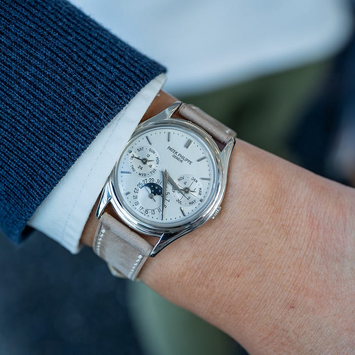 Patek Philippe 3940 perpetual calendar, first and third series