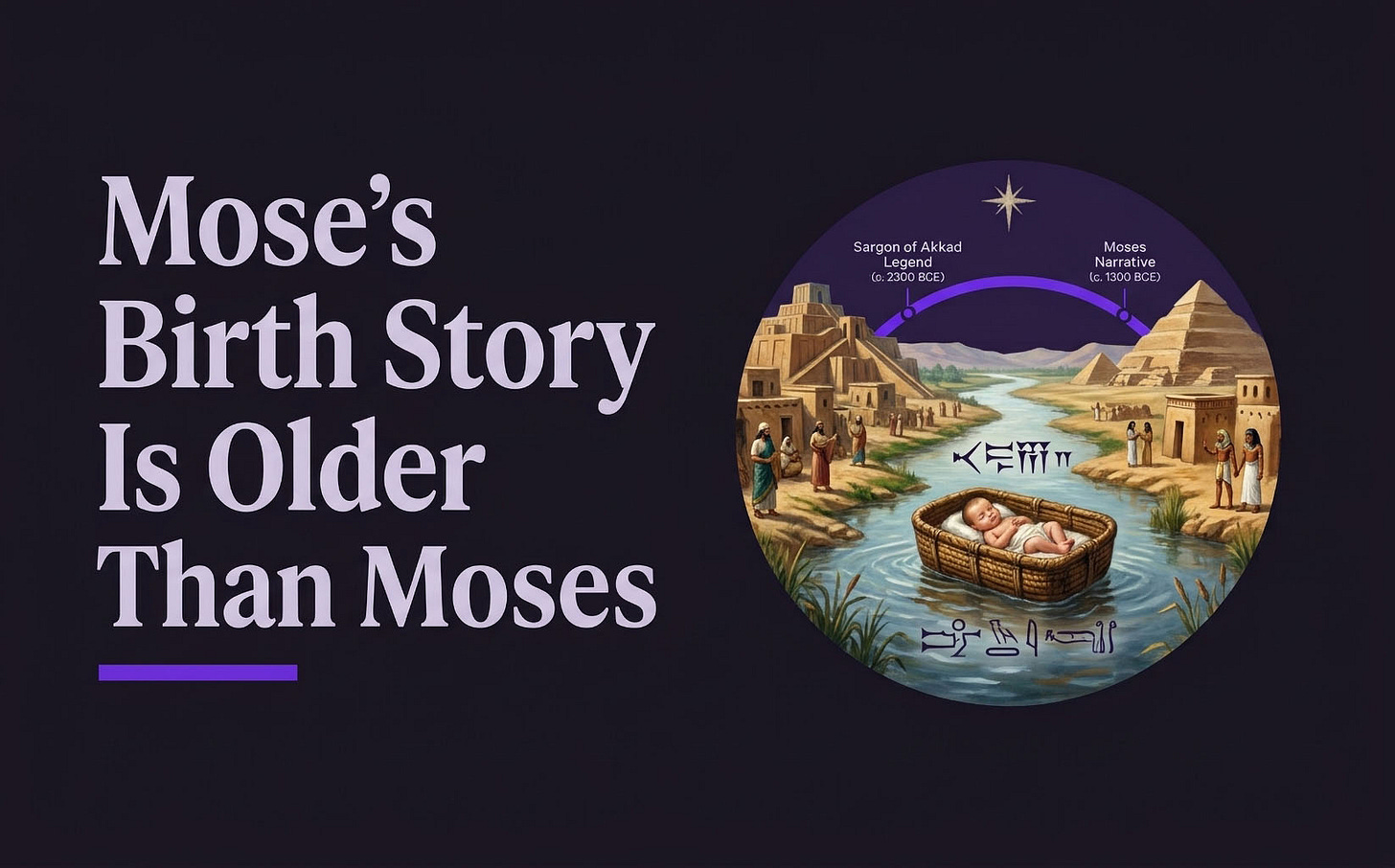 The Moses Floated Down a River Story Is a Lot Older Than Moses The Moses Floated Down a River Story Is a Lot Older Than Moses