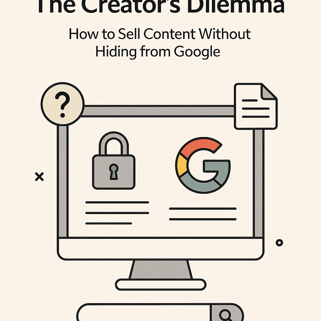 The Creator's Dilemma: How to Sell Content Without Hiding from Google