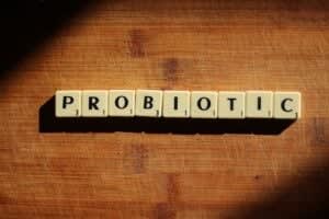 The word PROBIOTIC spelled out in Scrabble pieces. Pixabay