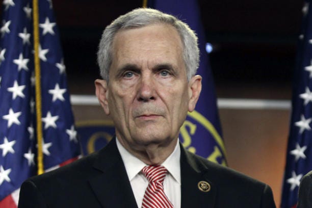 FI"LE - Rep. Lloyd Doggett, D-Texas, listens during a news conference on Capitol Hill in Washington, June 16, 2015. Doggett has become the first in the party to publicly call for President Joe Biden to step down as the Democratic nominee for president, citing Biden's debate performance failing to "effectively defend his many accomplishments." (AP Photo/Lauren Victoria Burke, File) FI"LE - Rep. Lloyd Doggett, D-Texas, listens during a news conference on Capitol Hill in Washington, June 16, 2015. Doggett has become the first in the party to publicly call for President Joe Biden to step down as the Democratic nominee for president, citing Biden's debate performance failing to "effectively defend his many accomplishments." (AP Photo/Lauren Victoria Burke, File)