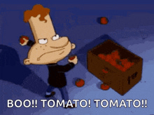 Boo Tomato GIF - Boo Tomato Boooo - Discover & Share GIFs