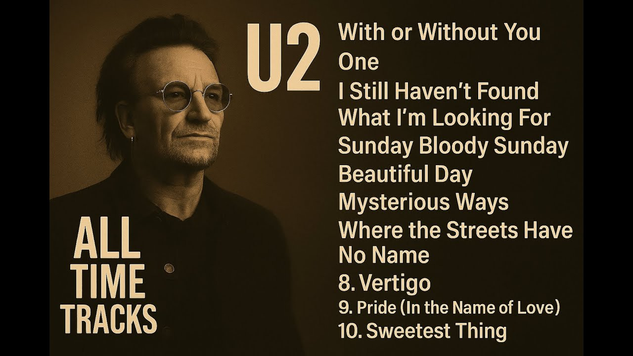 U2’s Top 10 Greatest Songs of All Time | All Time Tracks #u2