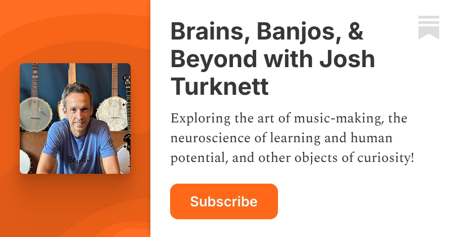 Brains, Banjos, & Beyond with Josh Turknett | Substack