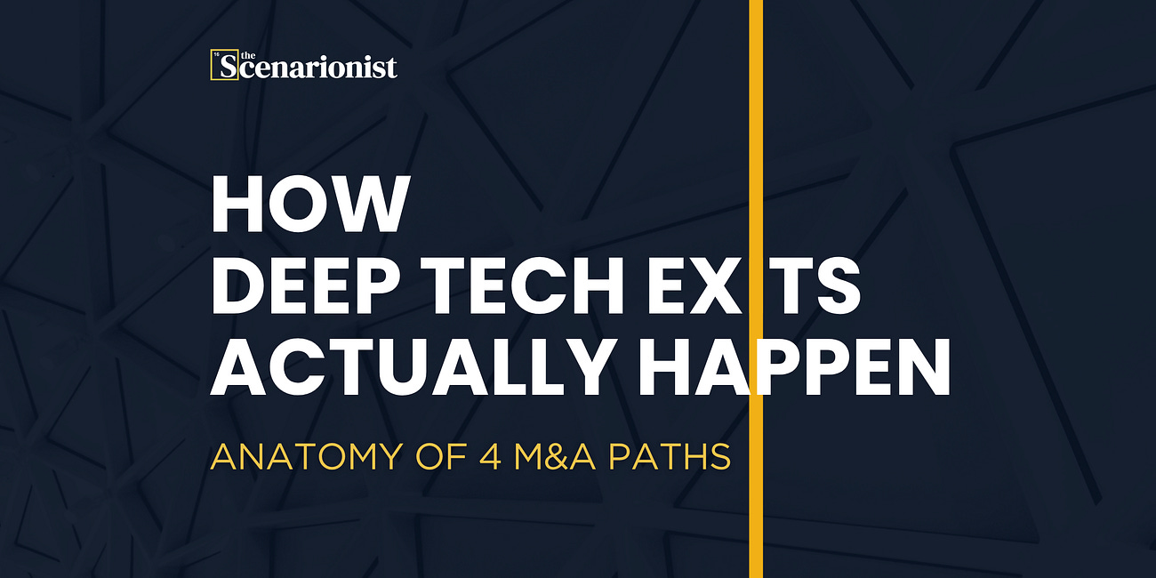 How Deep Tech Exits Actually Happen: Anatomy of 4 M&A Paths