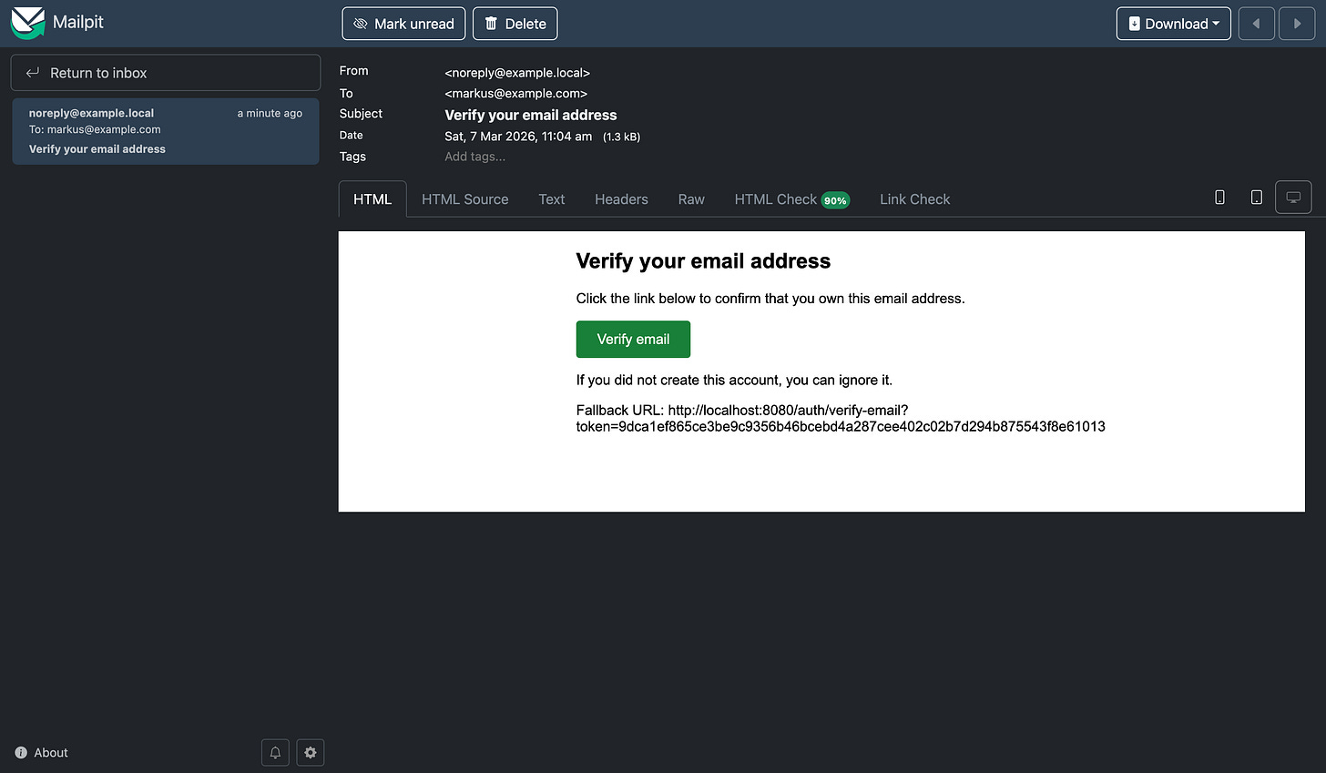 Mailpit UI Mailpit UI