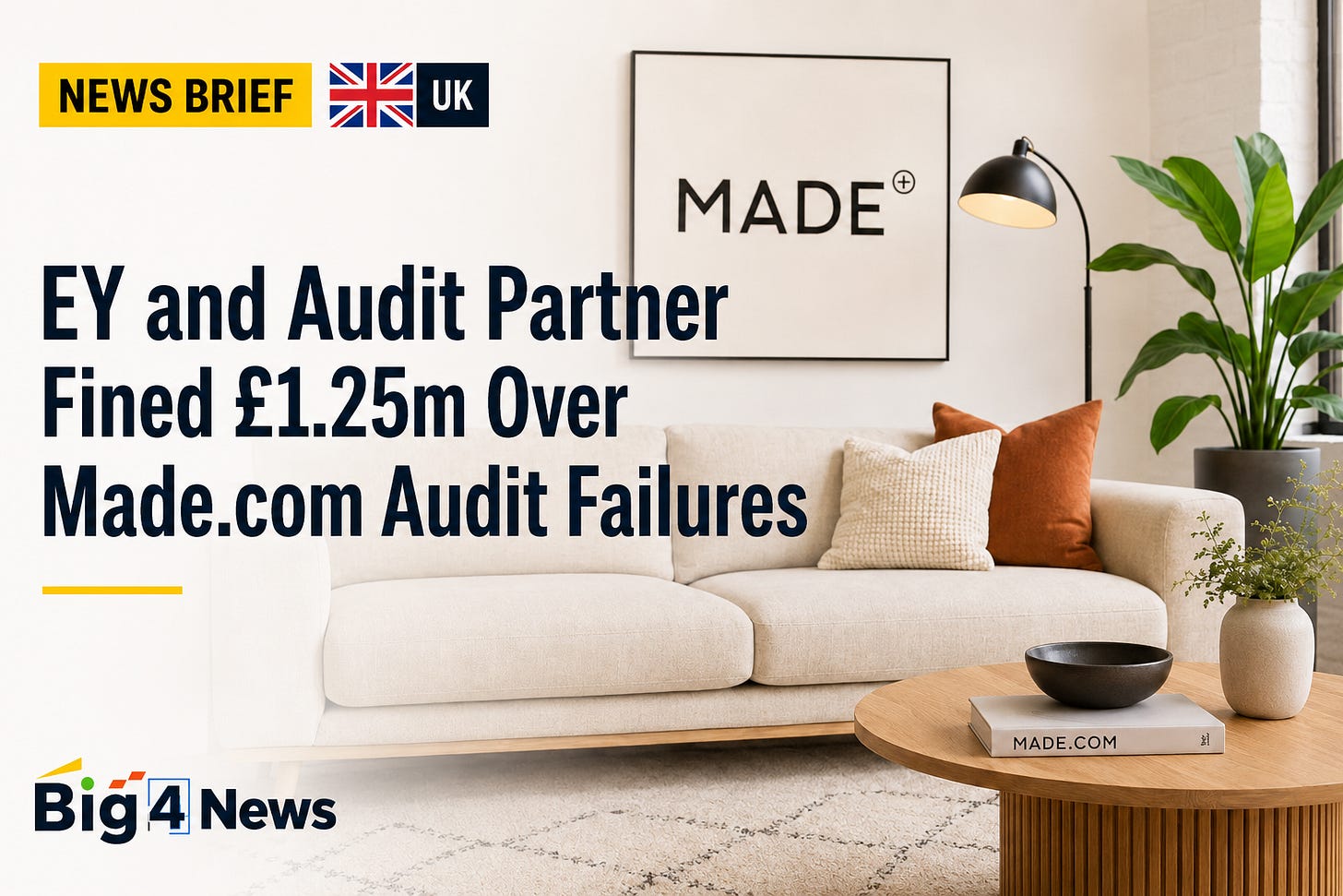 EY and Audit Partner Fined £1.25m Over Made.com Audit Failures