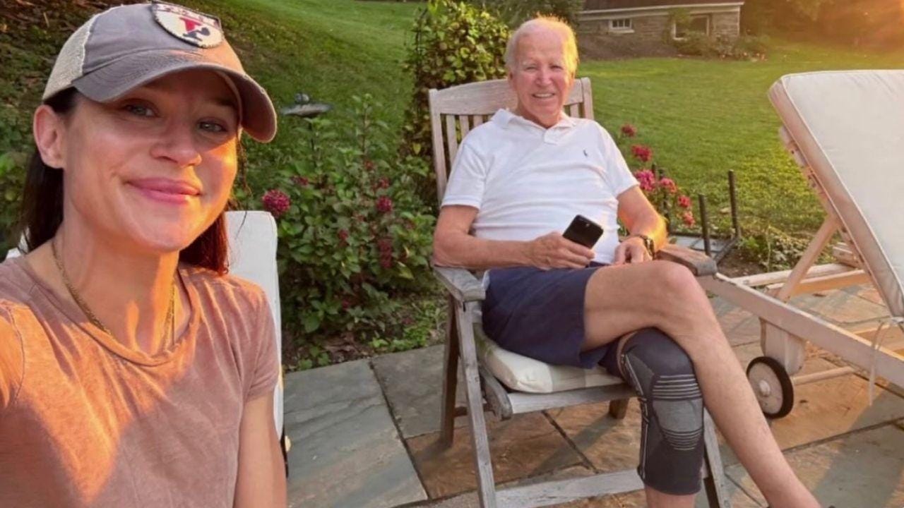 Photo of Ashley and Joe Biden