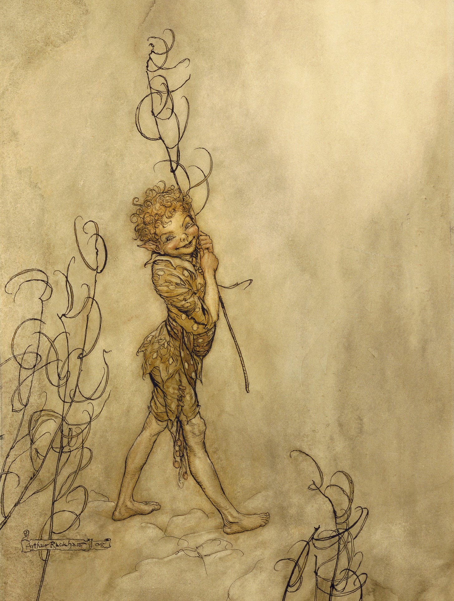 Art: Puck - "Lord what fools these mortals be" by Arthur Rackham Art: Puck - "Lord what fools these mortals be" by Arthur Rackham