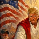 Blasphemy: Trump Posts Picture Of Himself As Jesus, Claims He Depicted Himself As A Doctor. Evangelicals Compare Trump To Jesus, Say God Raised Him Up To Kill Iranians On Behalf Of Israel