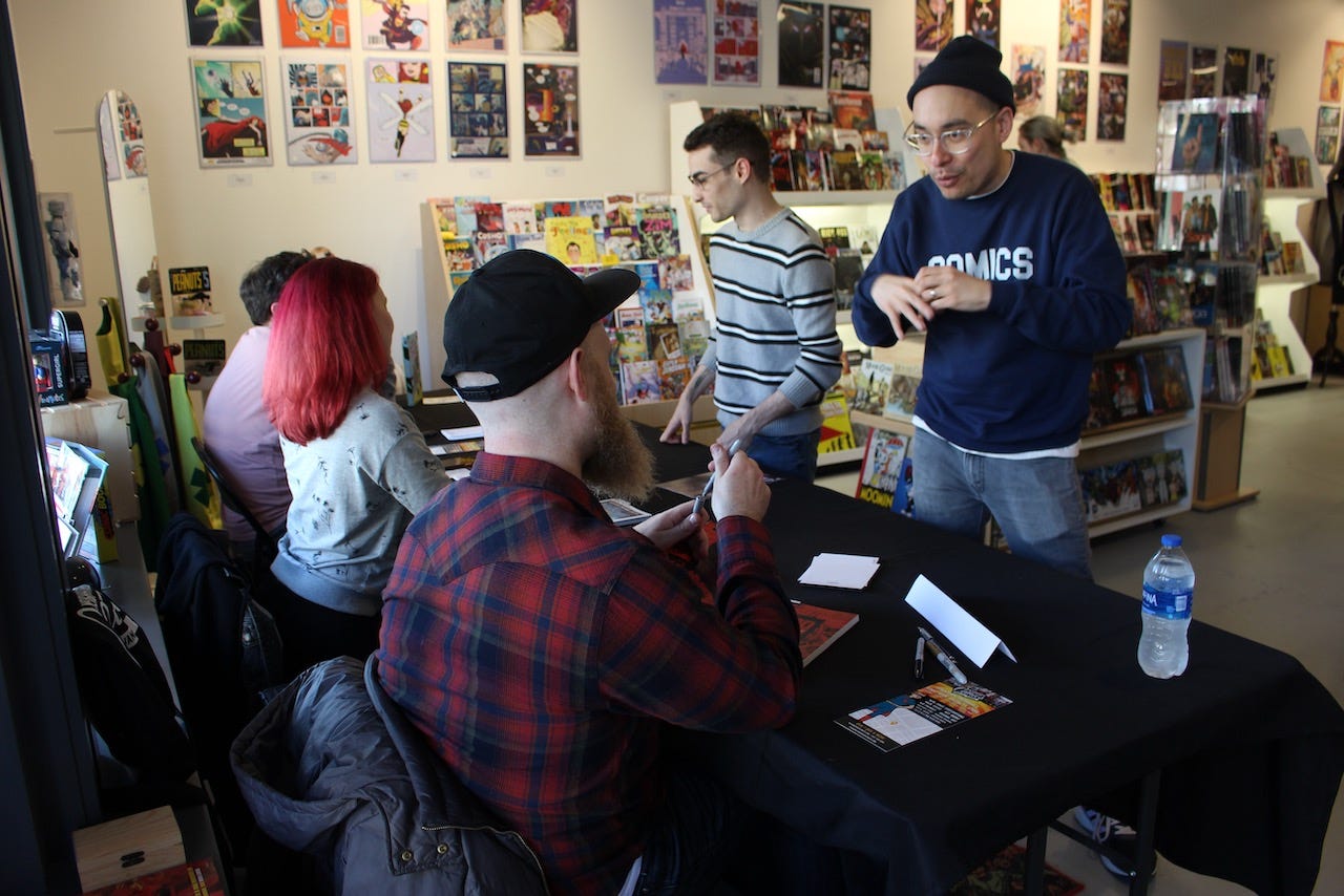comic signing in savannah ga