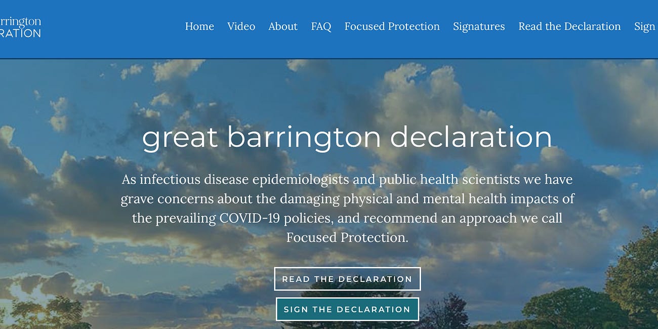 Great Barrington Declaration