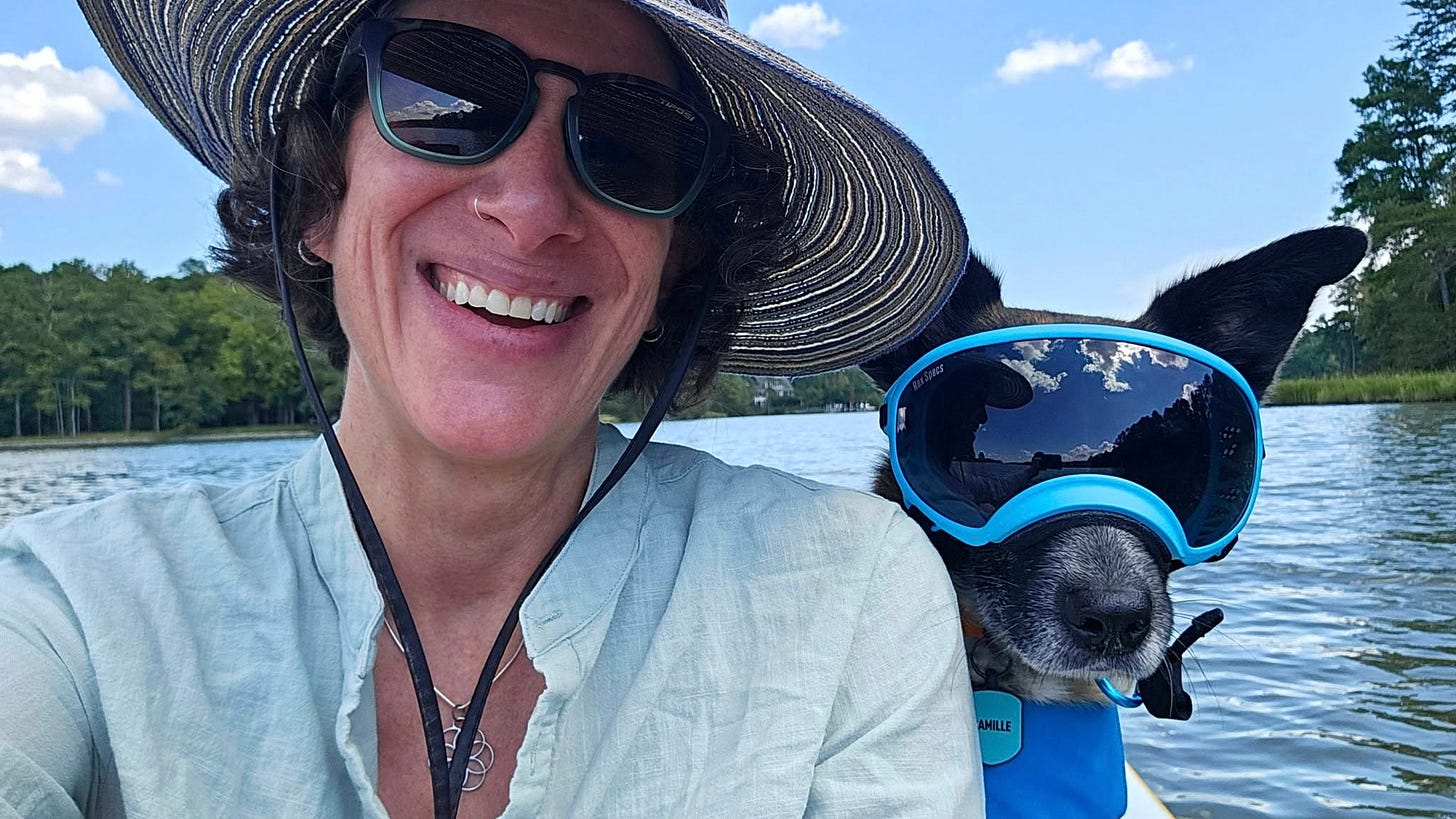 May be an image of 1 person and kayak