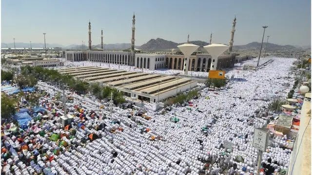 Pilgrims in Mecca