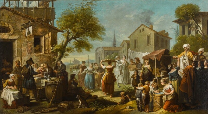 ETIENNE JEAURAT | A VILLAGE FAIR | The Dealer's Eye | London | 2020 |  Sotheby's
