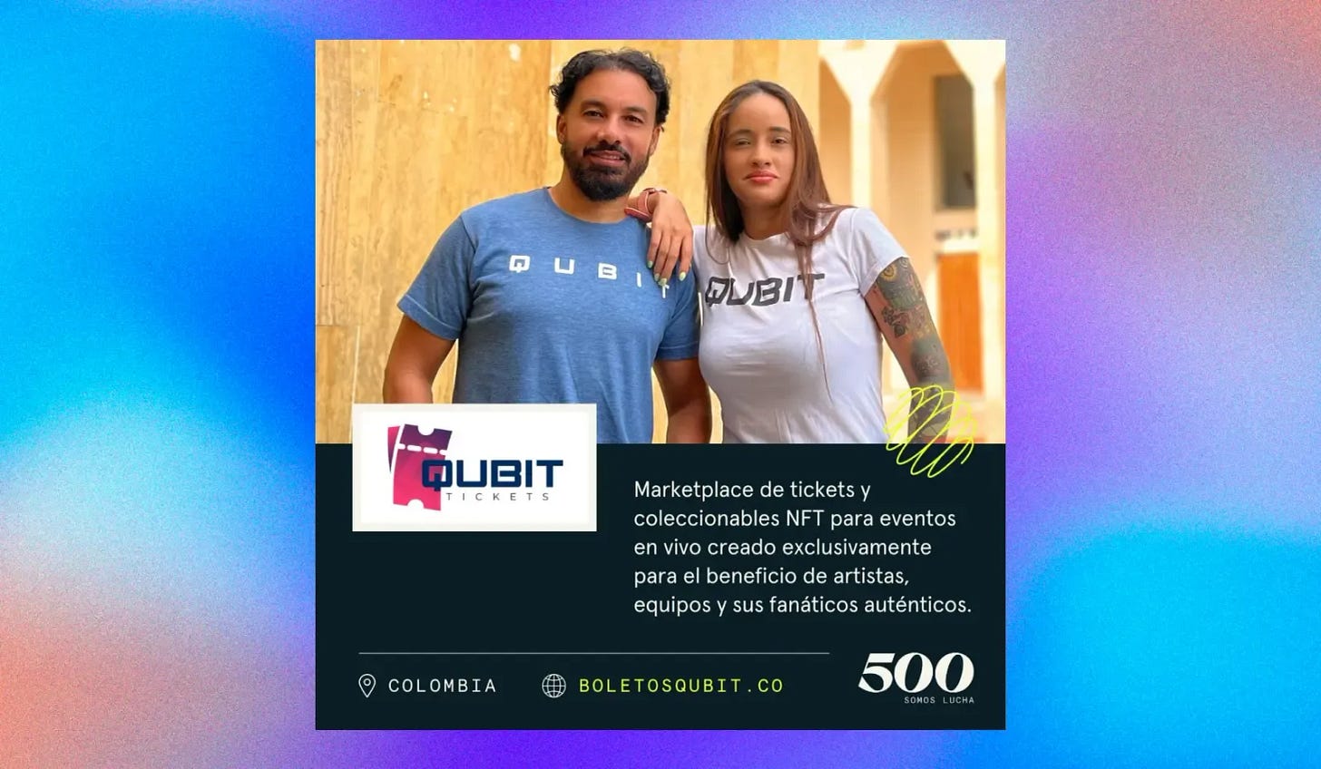 Qubit la primer empresa en LATAM que ofrece NFT Tickets experiences