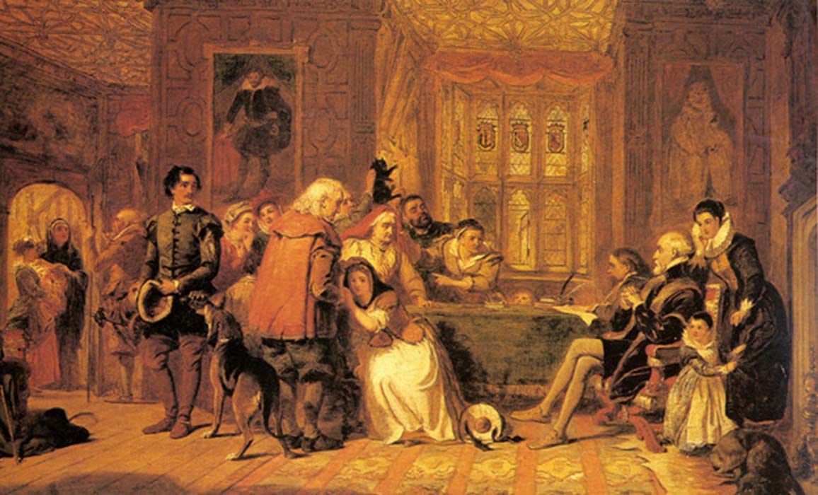 The Witch Trial by William Powell Frith (1848) The Witch Trial by William Powell Frith (1848)
