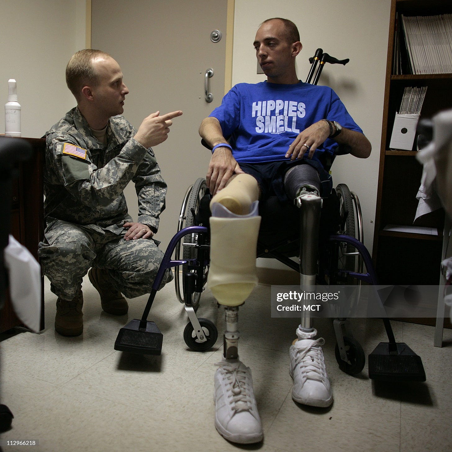Dr. Brandon Goff, 35, of Tyler, Texas, goes over medication Dr. Brandon Goff, 35, of Tyler, Texas, goes over medication