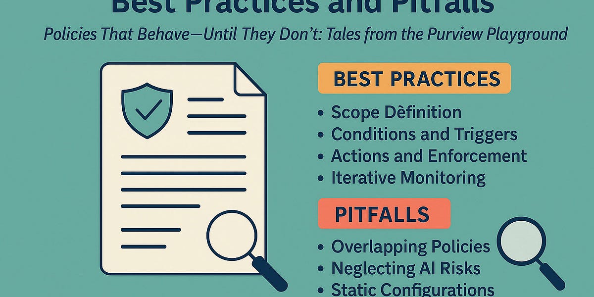 The Anatomy of a Purview Policy: Best Practices and Pitfalls
