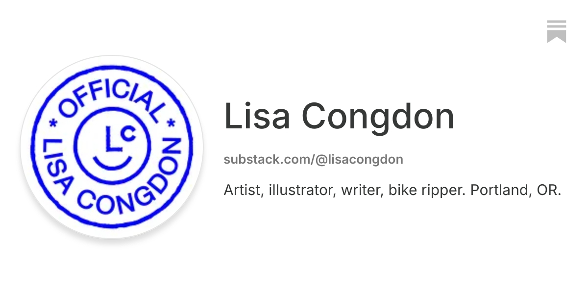 Lisa Congdon | Substack
