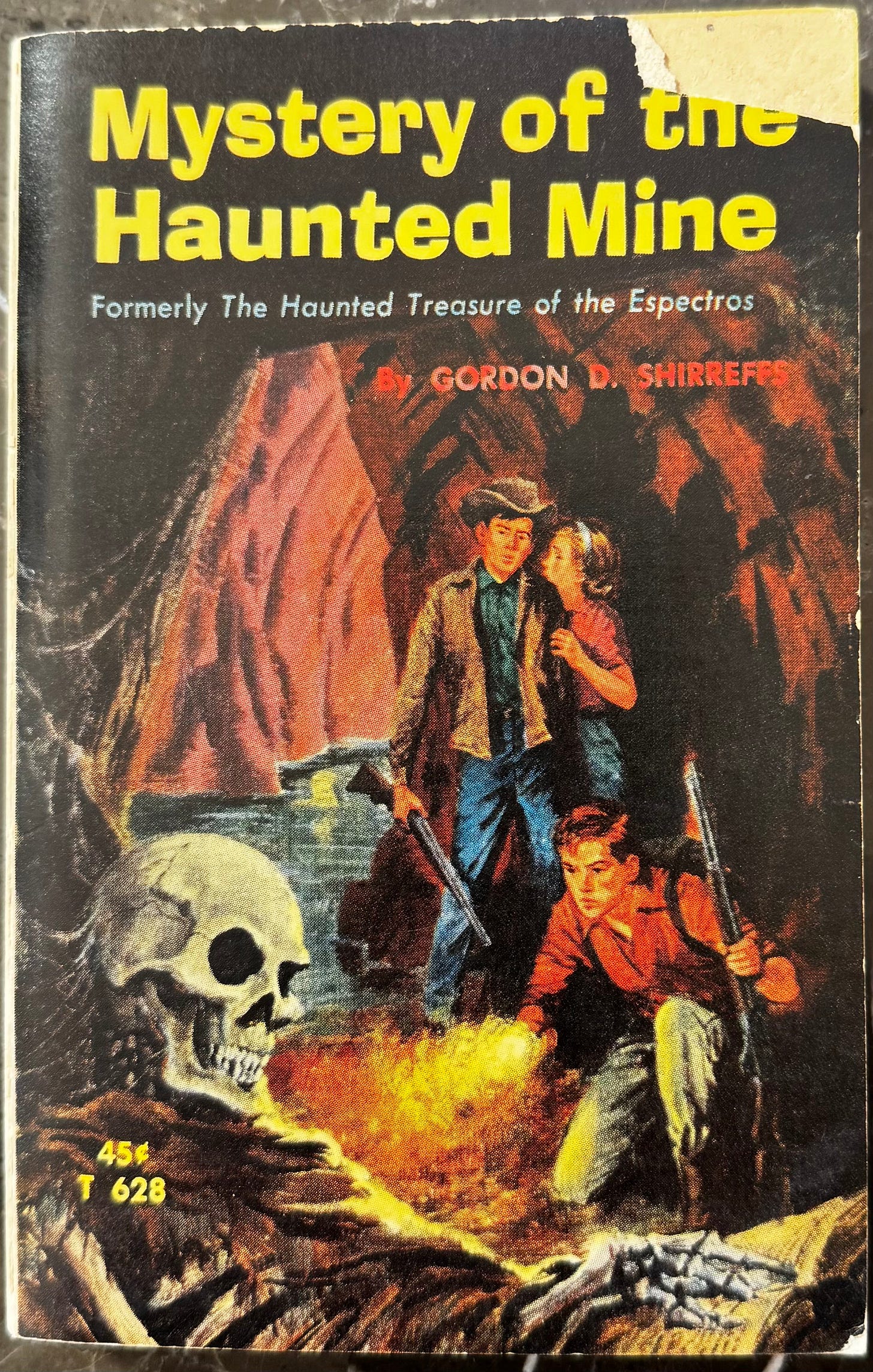 Cover of "Mystery of the Haunted Mine"