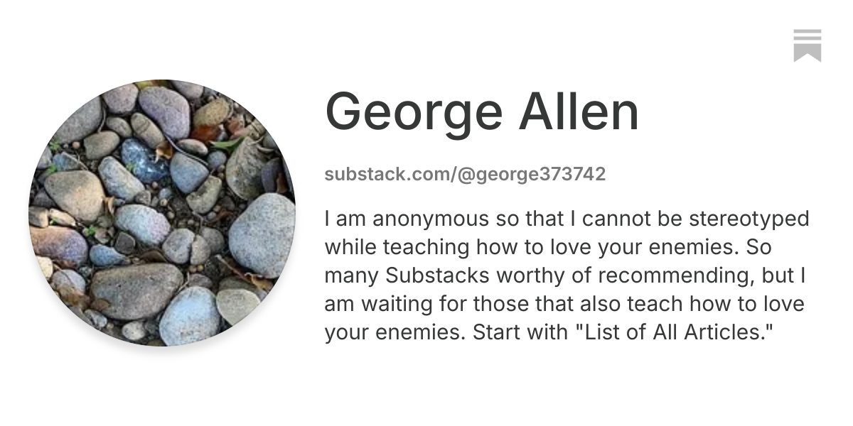George Allen | Substack