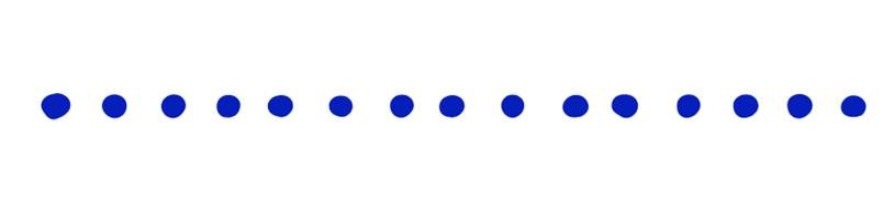 A row of blue dots

Description automatically generated