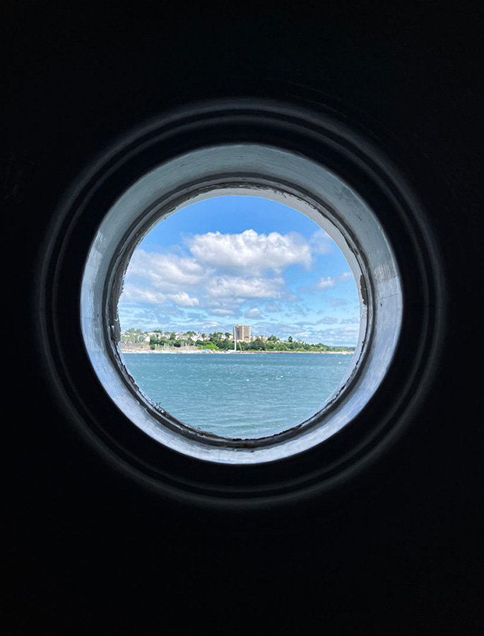 Porthole in Bug Light