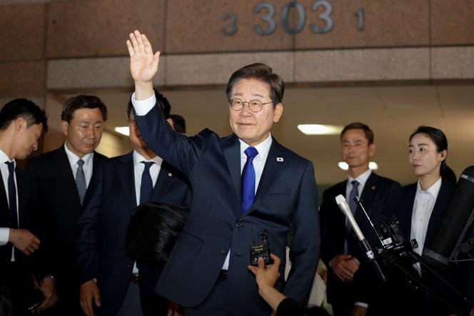 Democrat Lee Jae-myung wins a sweeping victory in South Korea's  presidential election