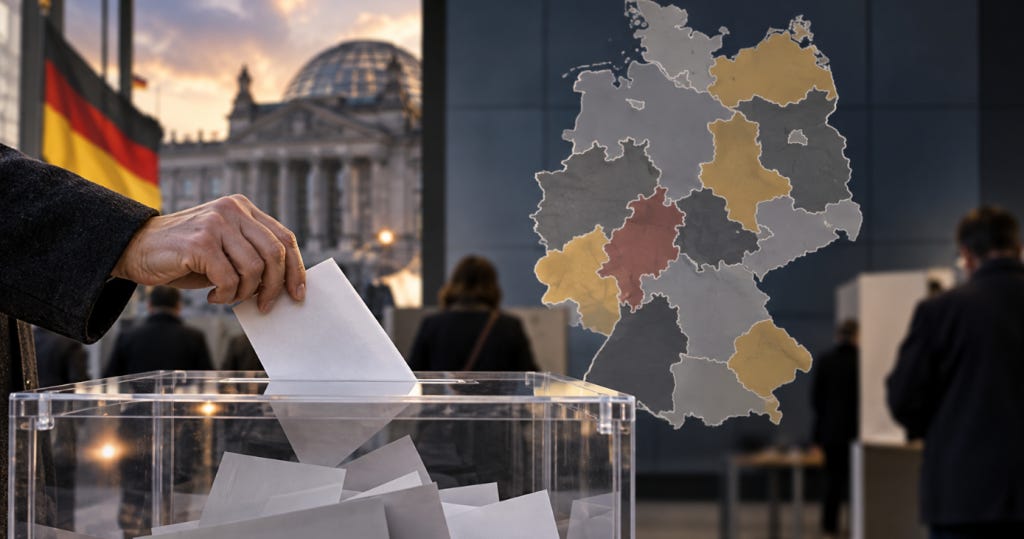 Image actuelle : Élections régionales allemandes : vote et carte des Länder en Allemagne