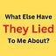 Lies are Unbekoming