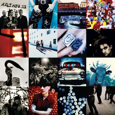 U2 - 1980-2025, Ranked - by Dylan Pike