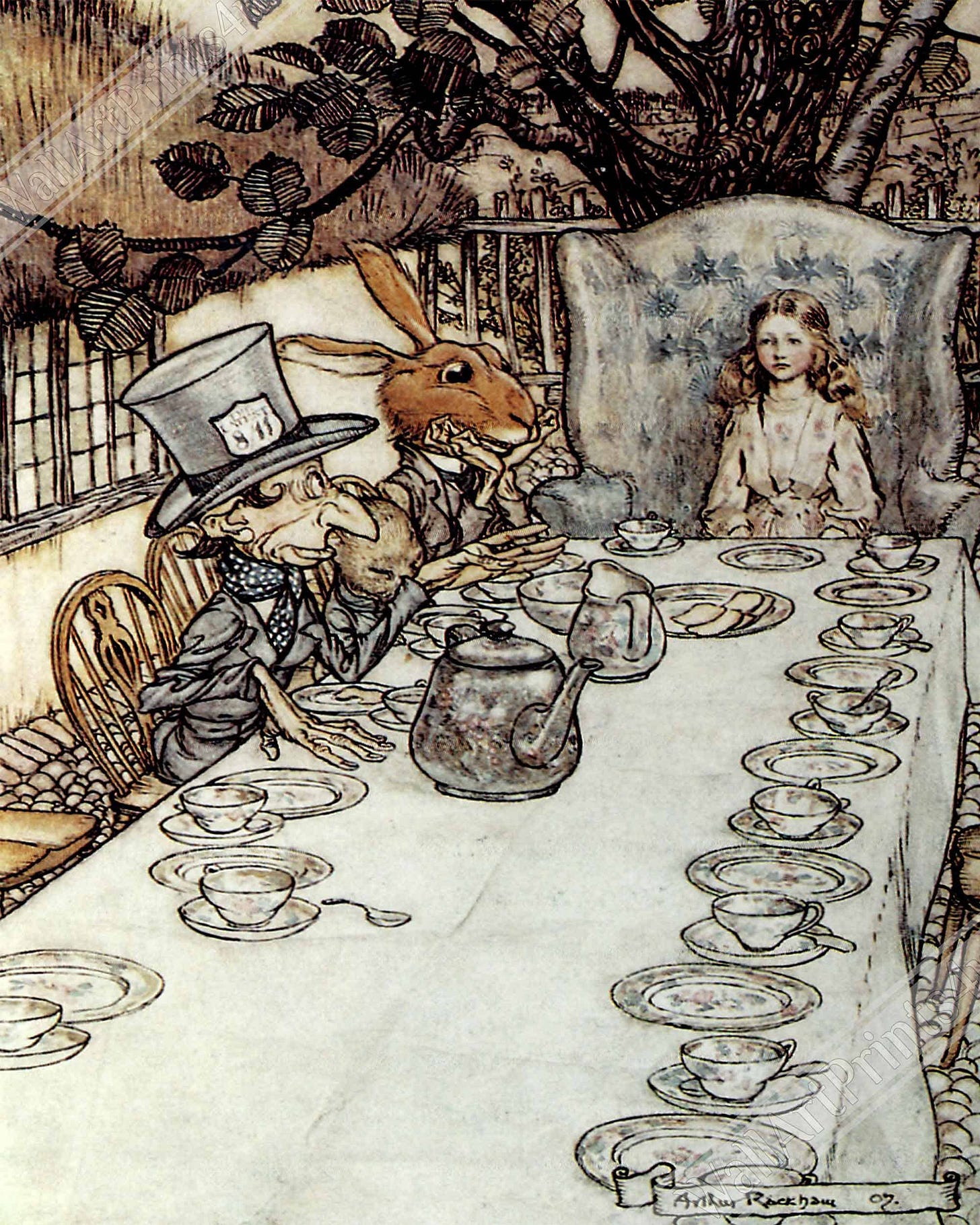 Vintage Mad Hatter Poster Arthur Rackham Mad Hatter Tea - Etsy Vintage Mad Hatter Poster Arthur Rackham Mad Hatter Tea - Etsy