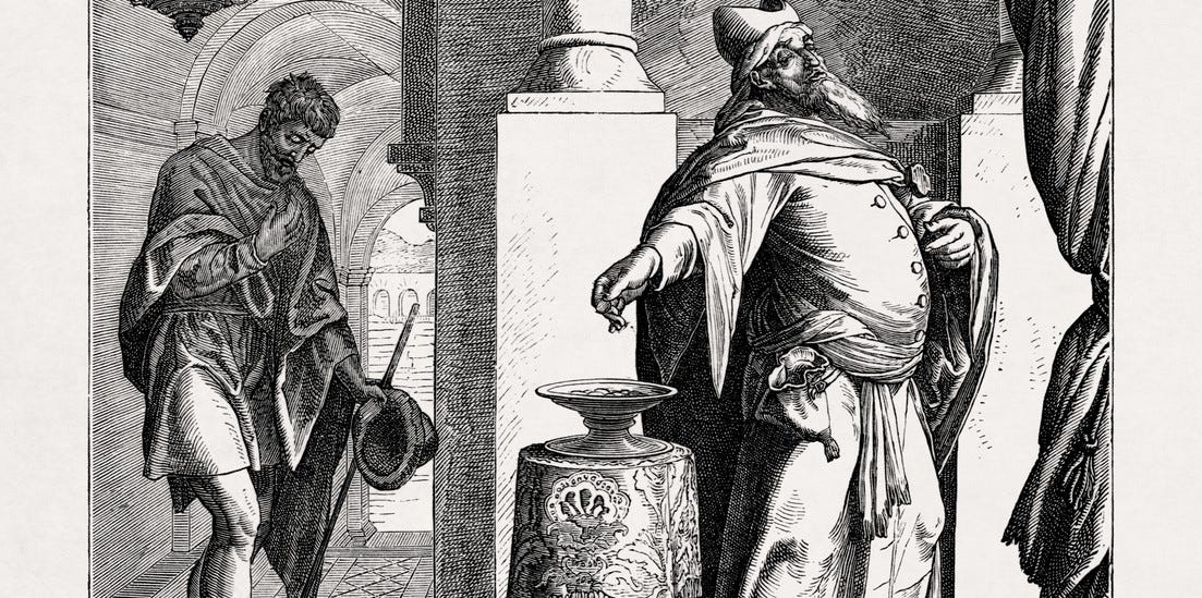 De tollenaar en de farizeeër – door Bernhard Reitsma