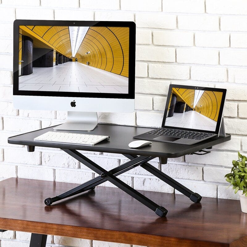 Piotrowski Height Adjustable Standing Desk Converter