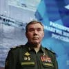 Chief of the General Staff of the Armed Forces of the Russian Federation - First Deputy Minister of Defense of the Russian Federation Valery Gerasimov at an extended meeting of the board of the Ministry of Defense of the Russian Federation