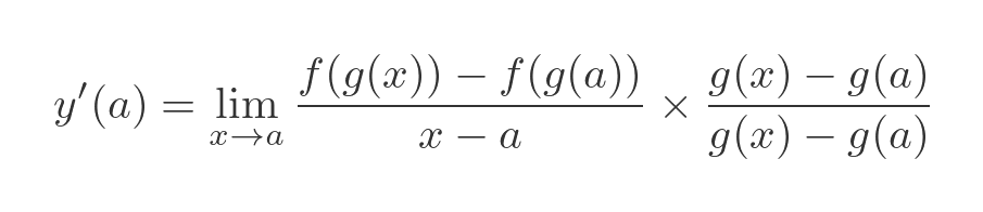 Proof of chain rule