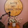 NOTE MY OBJECTION