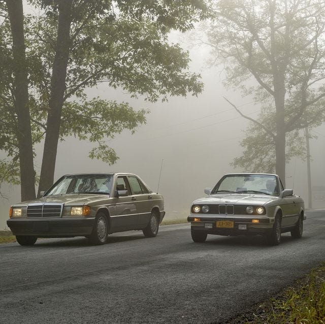 1991 mercedes benz 190e 2 6 and 1989 bmw 325i