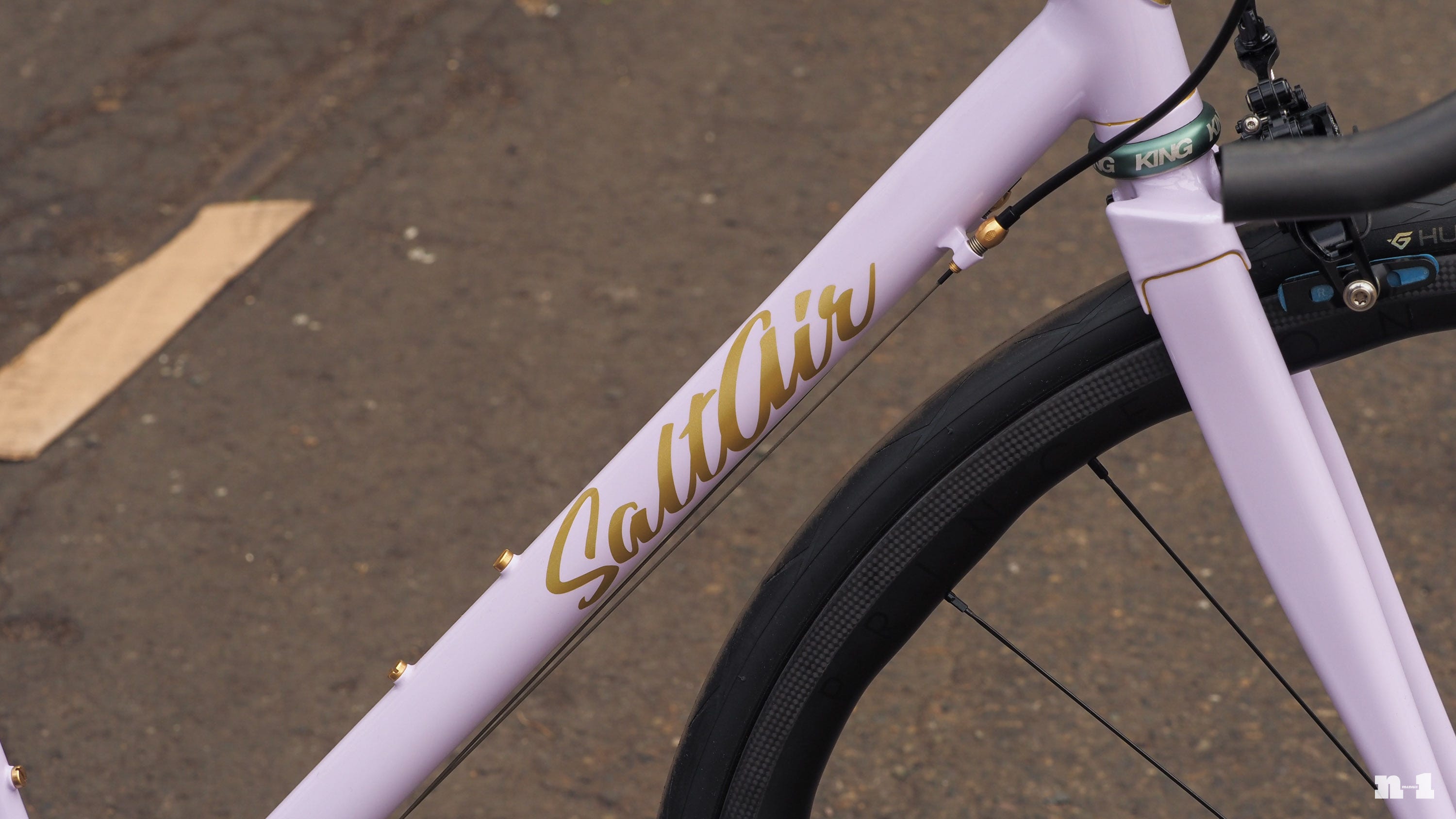 Saltair ultralight road bike brass accents