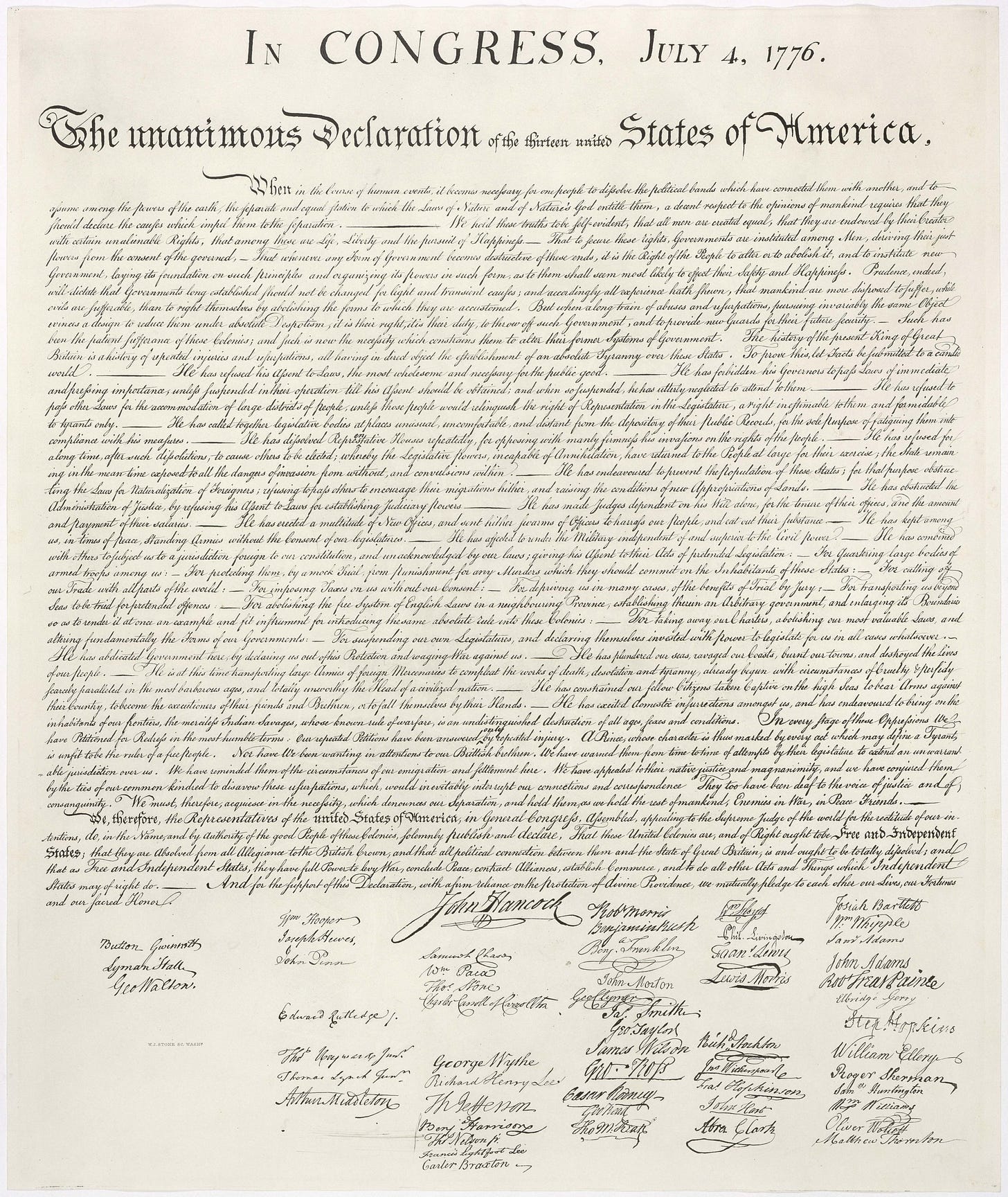 The Declaration of Independence The Declaration of Independence