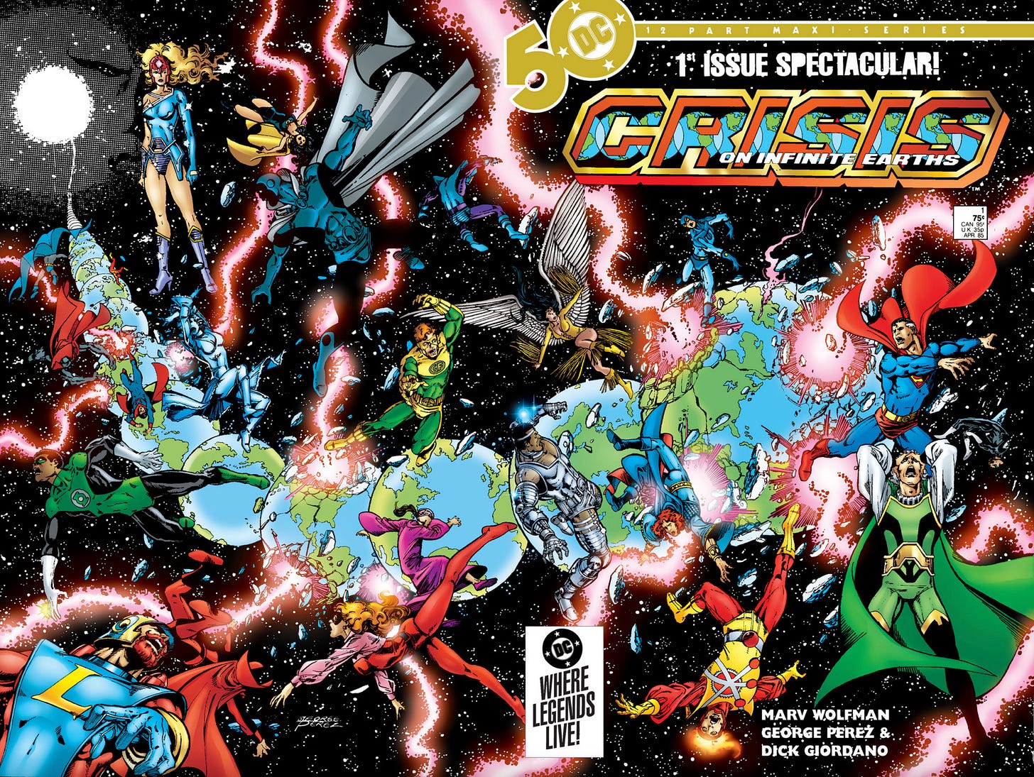 PAUL KUPPERBERG: My Favorite GEORGE PEREZ CROWD SCENES | 13th Dimension,  Comics, Creators, Culture