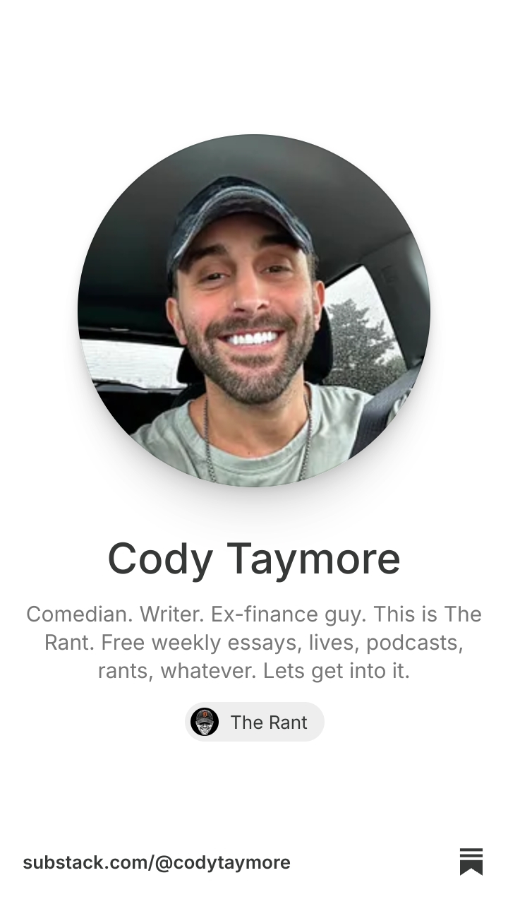 Cody Taymore | Substack