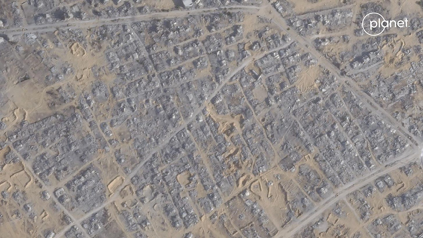 Satellite images show extent of destruction in Gaza after 2 years of war -  ABC News