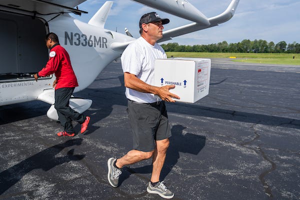 The mission—conducted in partnership with the Pennsylvania Department of Transportation, the Virginia Department of Aviation, and the Maryland Aviation Administration—demonstrates BETA's ability to transform mission-critical logistics. The mission—conducted in partnership with the Pennsylvania Department of Transportation, the Virginia Department of Aviation, and the Maryland Aviation Administration—demonstrates BETA's ability to transform mission-critical logistics.