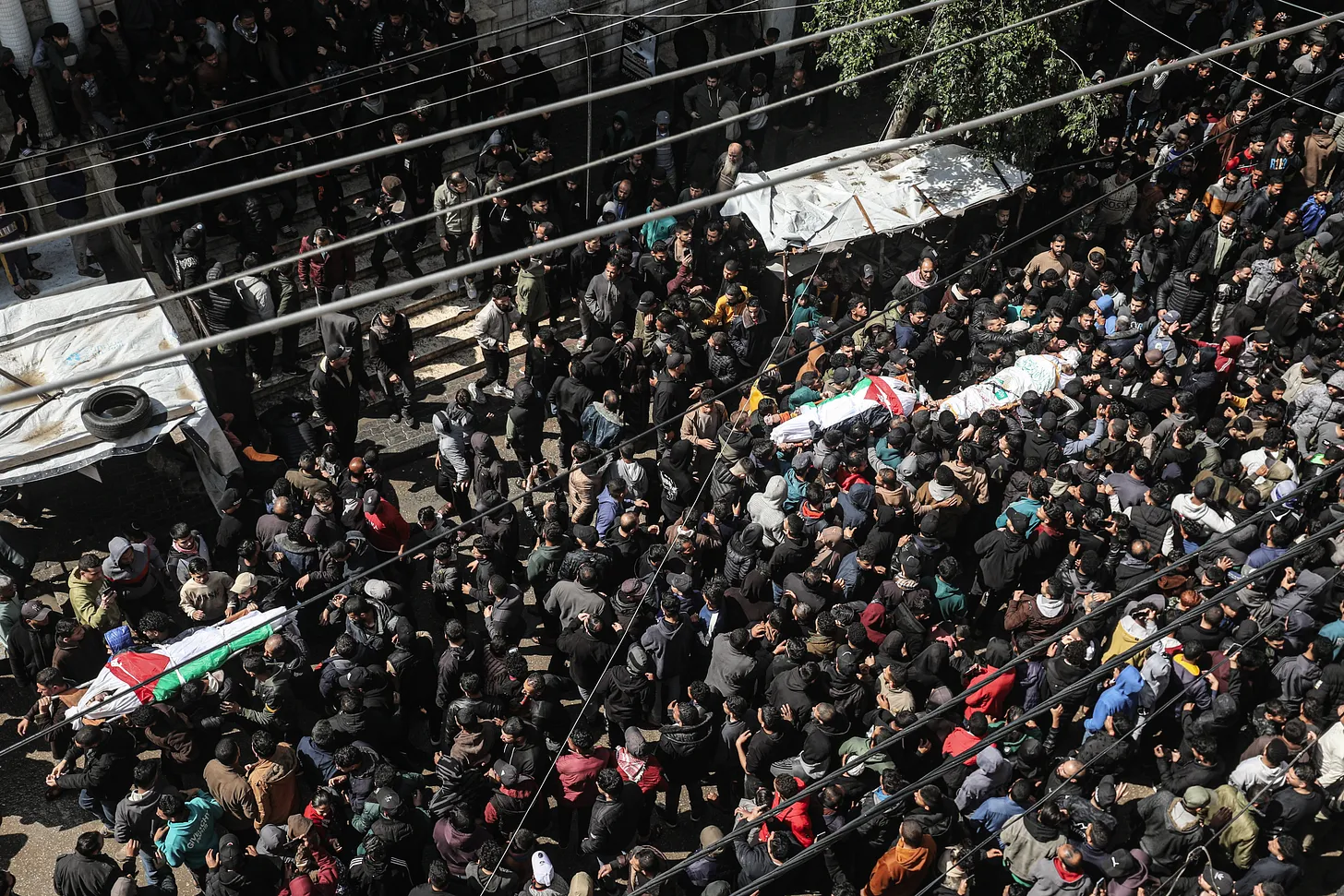 Gaza refugee camp Ttacked